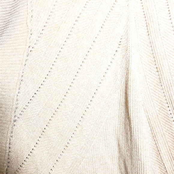 Raffi women’s open Cardigan cashmere small tan - Picture 5 of 8